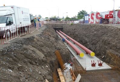 Přeložka RTZ u OC Michle 2012