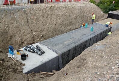 Přeložka RTZ u OC Michle 2012