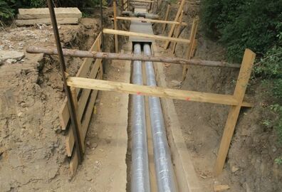 Oprava tepelného napaječe DN 600 Litevská