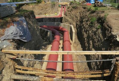 Oprava tepelného napaječe DN 600 Litevská